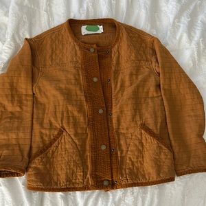 Anthro quilted jacket